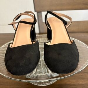 New Black Women's block Heels size 11